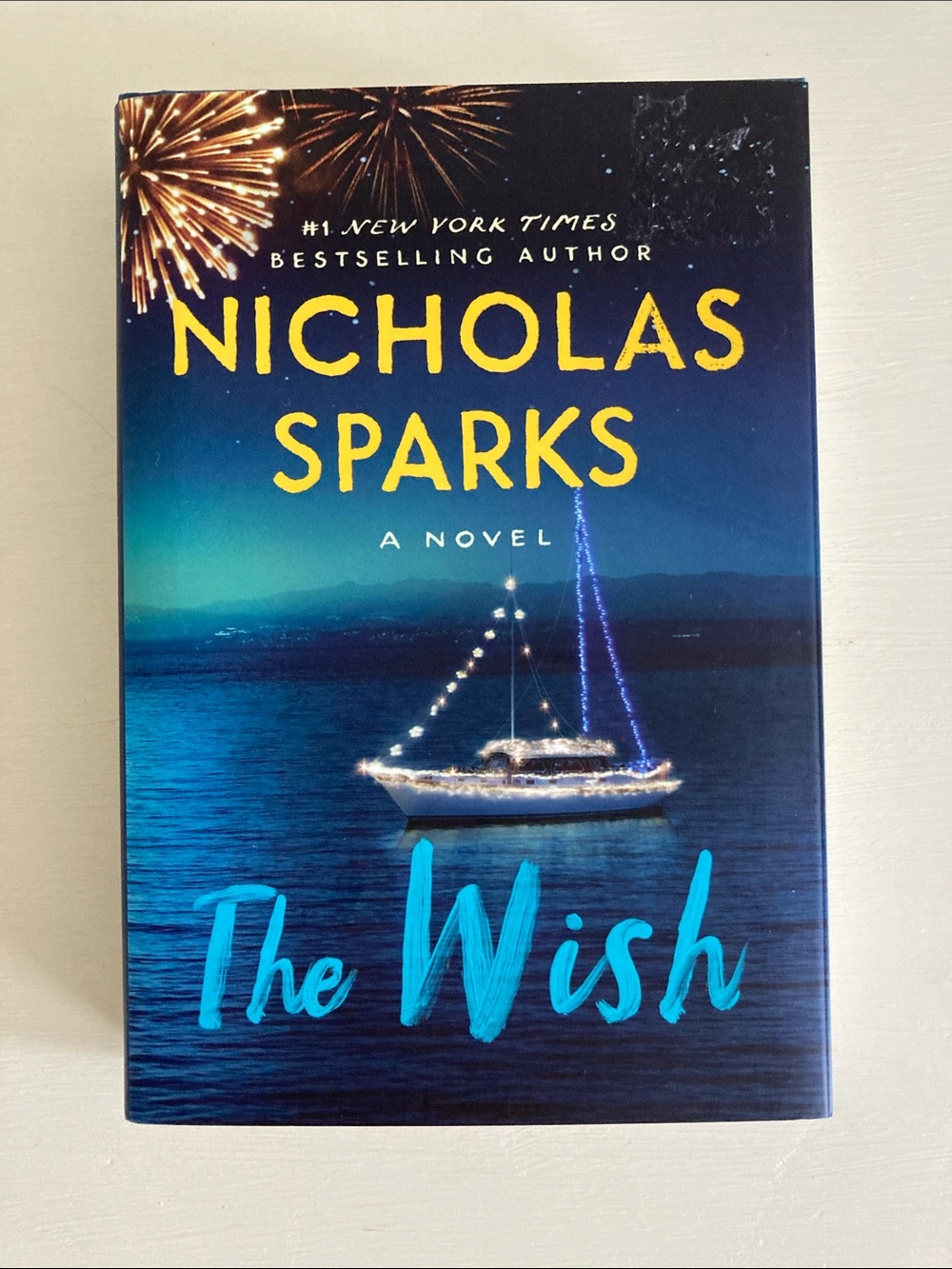Nicholas Sparks "The Wish" Hardcover Coffee Table Book - Blue